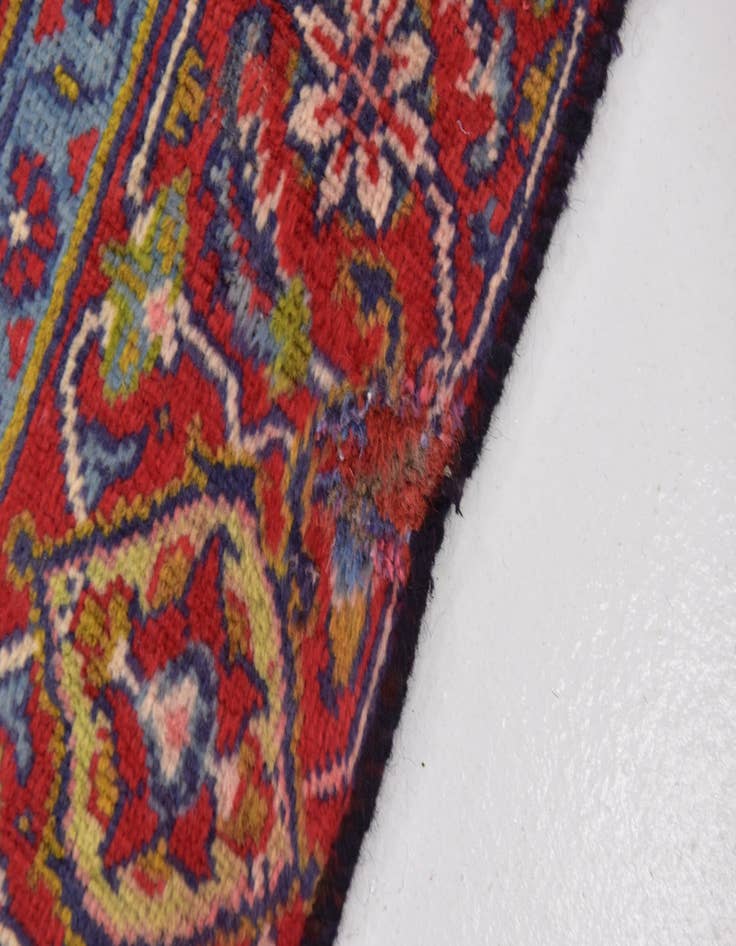 Detail image of 6' 10 x 9' 10 Hand Knotted Mahal Persian Wool Rug