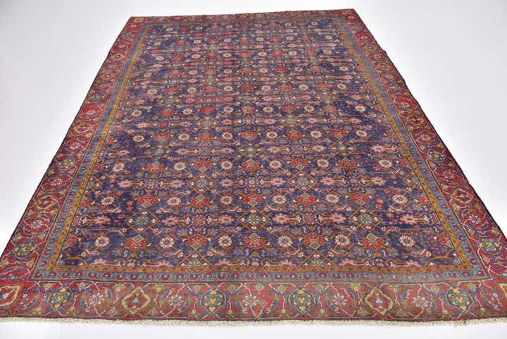6' 10 x 9' 10 Hand Knotted Mahal Persian Wool Rug
