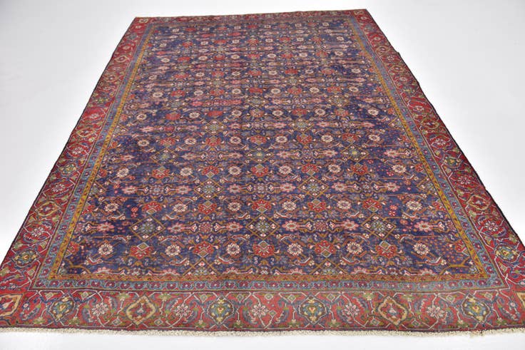 Detail image of 6' 10 x 9' 10 Hand Knotted Mahal Persian Wool Rug