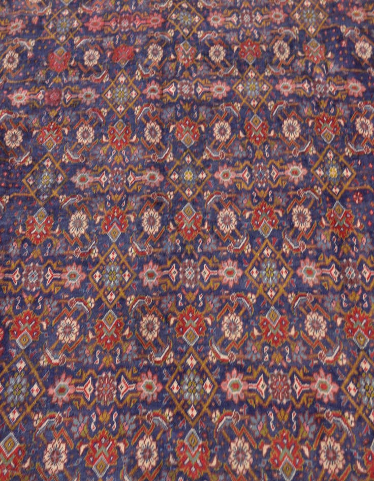 Detail image of 6' 10 x 9' 10 Hand Knotted Mahal Persian Wool Rug