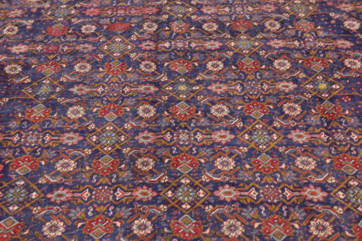 Detail image of 6' 10 x 9' 10 Hand Knotted Mahal Persian Wool Rug