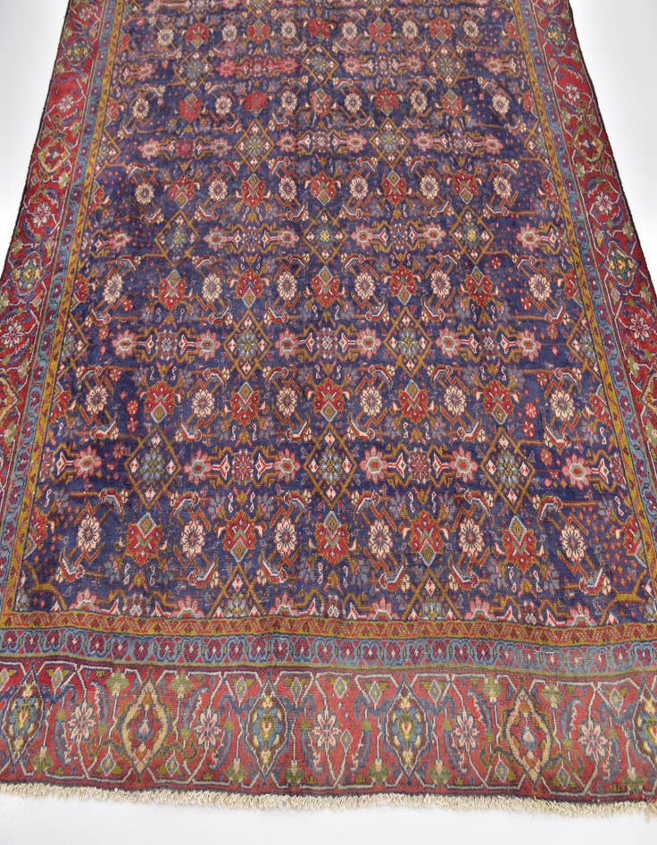 Detail image of 6' 10 x 9' 10 Hand Knotted Mahal Persian Wool Rug