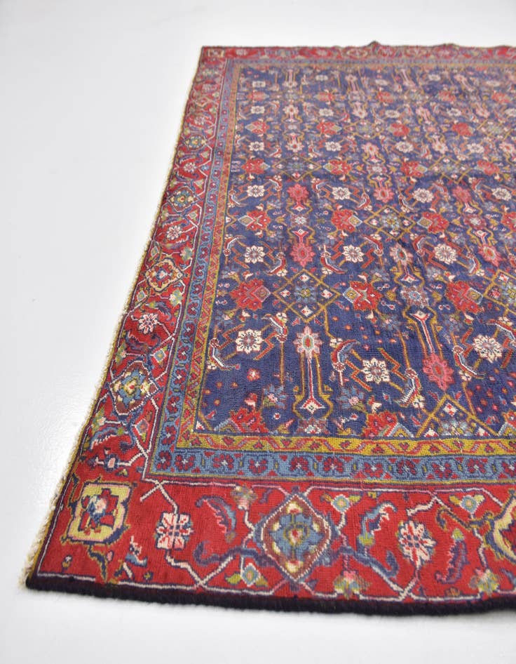 Detail image of 6' 10 x 9' 10 Hand Knotted Mahal Persian Wool Rug