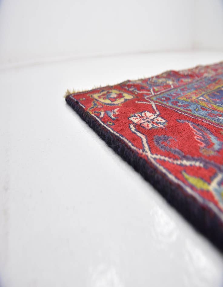 Detail image of 6' 10 x 9' 10 Hand Knotted Mahal Persian Wool Rug