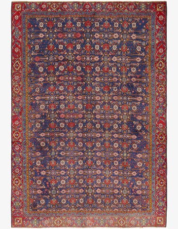 6' 10 x 9' 10 Hand Knotted Mahal Persian Wool Rug