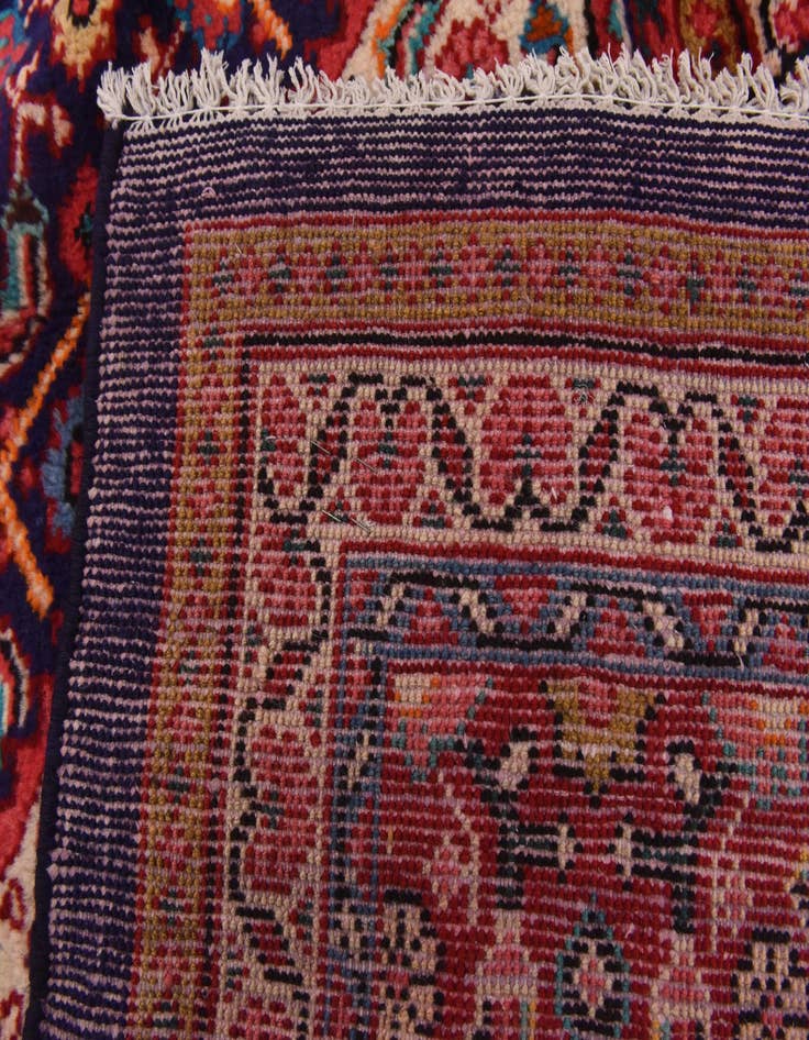 Detail image of 9' 7 x 13'  Hand Knotted Mahal Persian Wool Rug