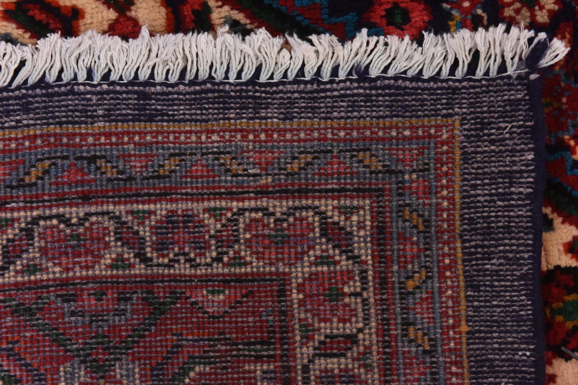 9' 8 x 13' Hand Knotted Mahal Persian Wool Rug