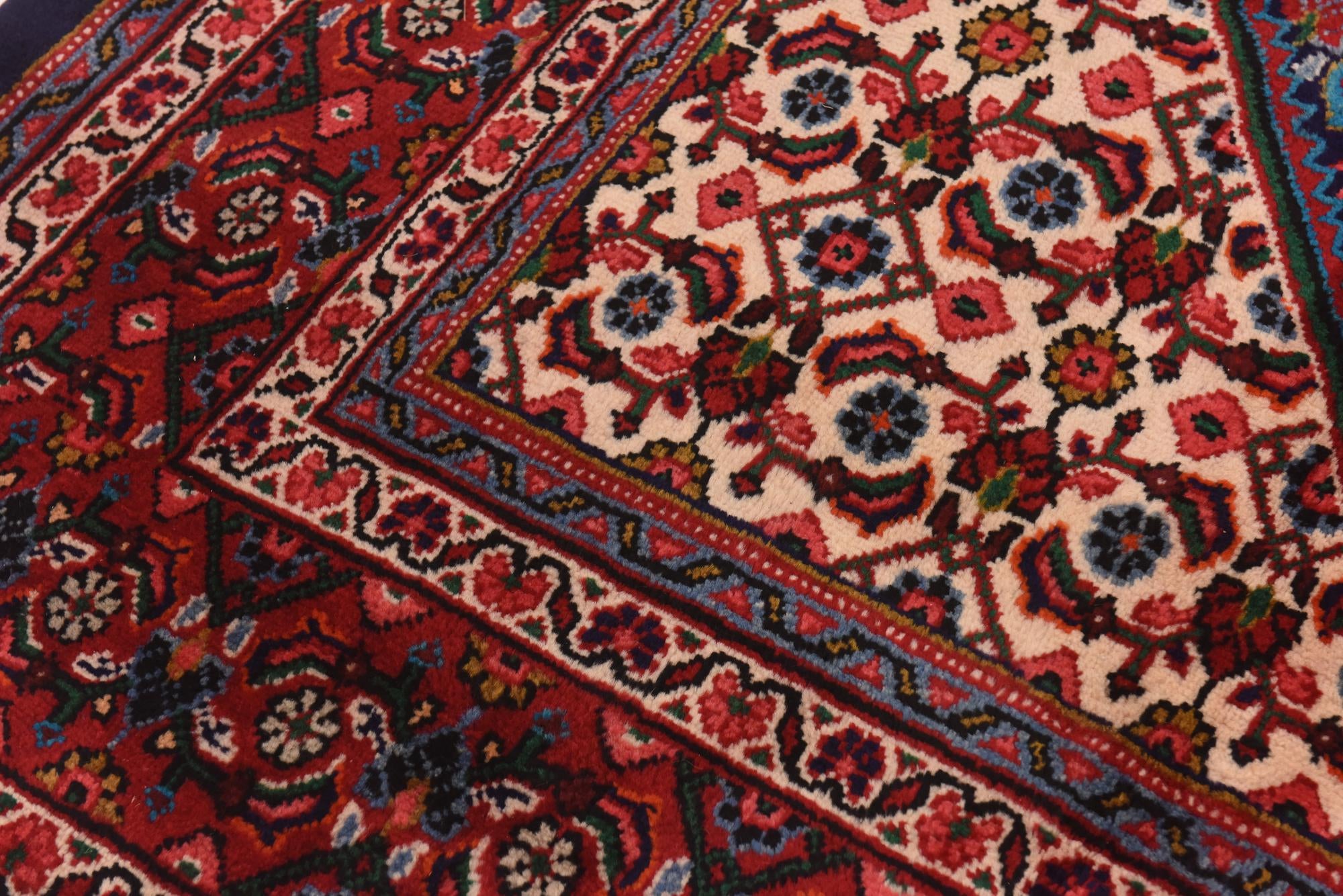 9' 8 x 13' Hand Knotted Mahal Persian Wool Rug