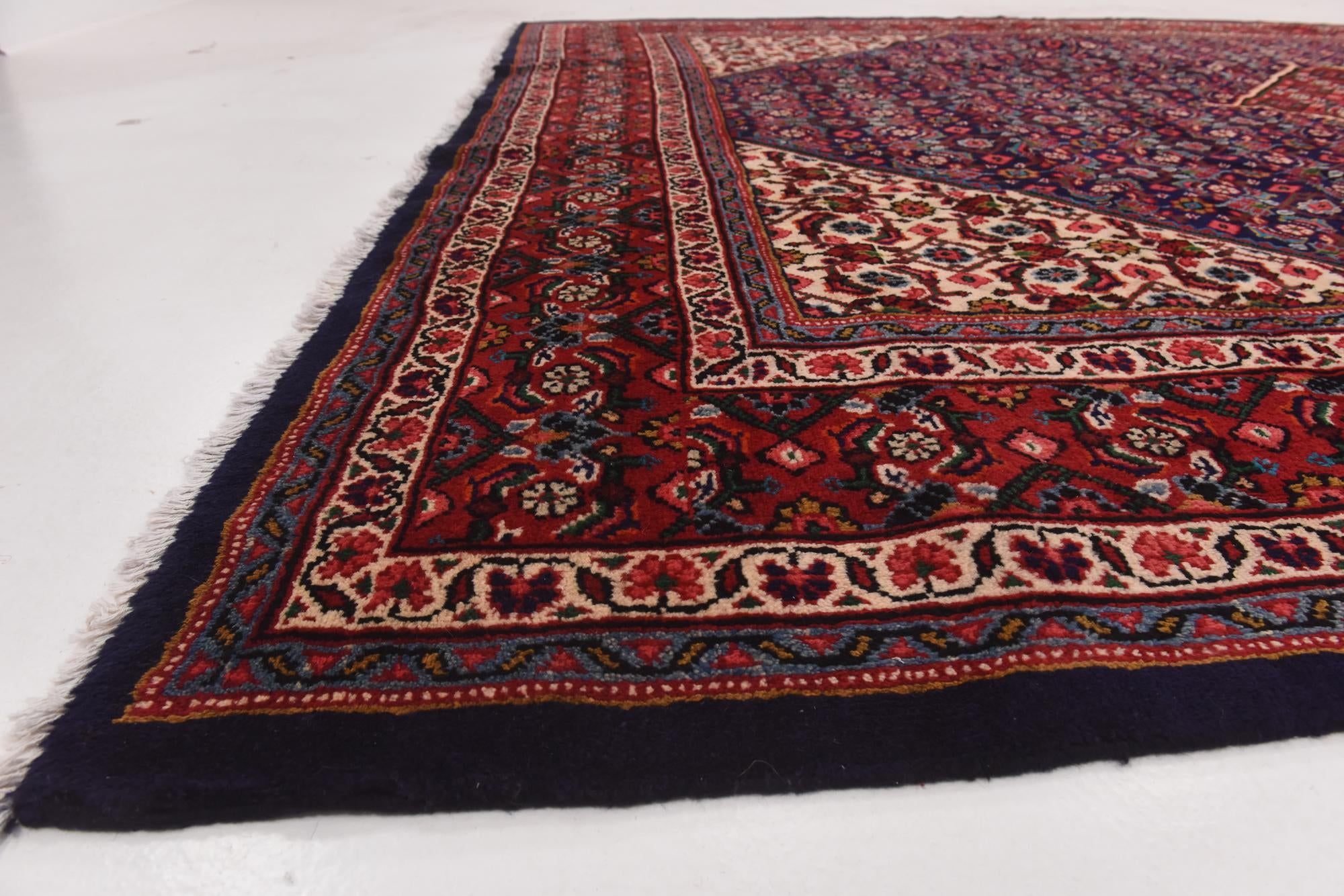 9' 8 x 13' Hand Knotted Mahal Persian Wool Rug