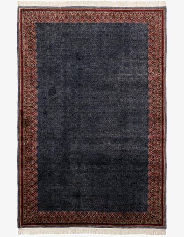 6' 7 x 10' Hand Knotted Mahal Wool Rug