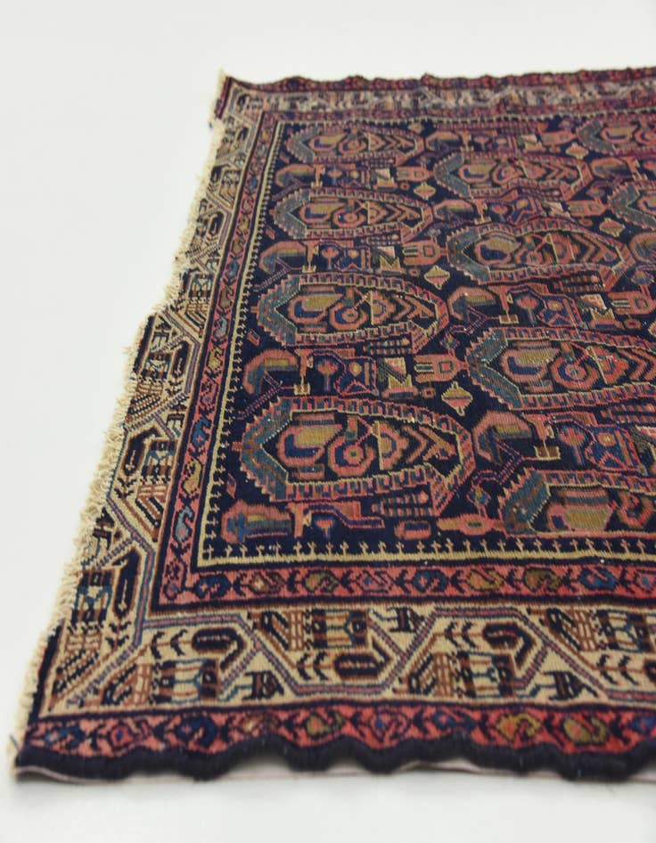 Detail image of 4' 4 x 6' 4  Hand Knotted Malayer Persian Wool Rug