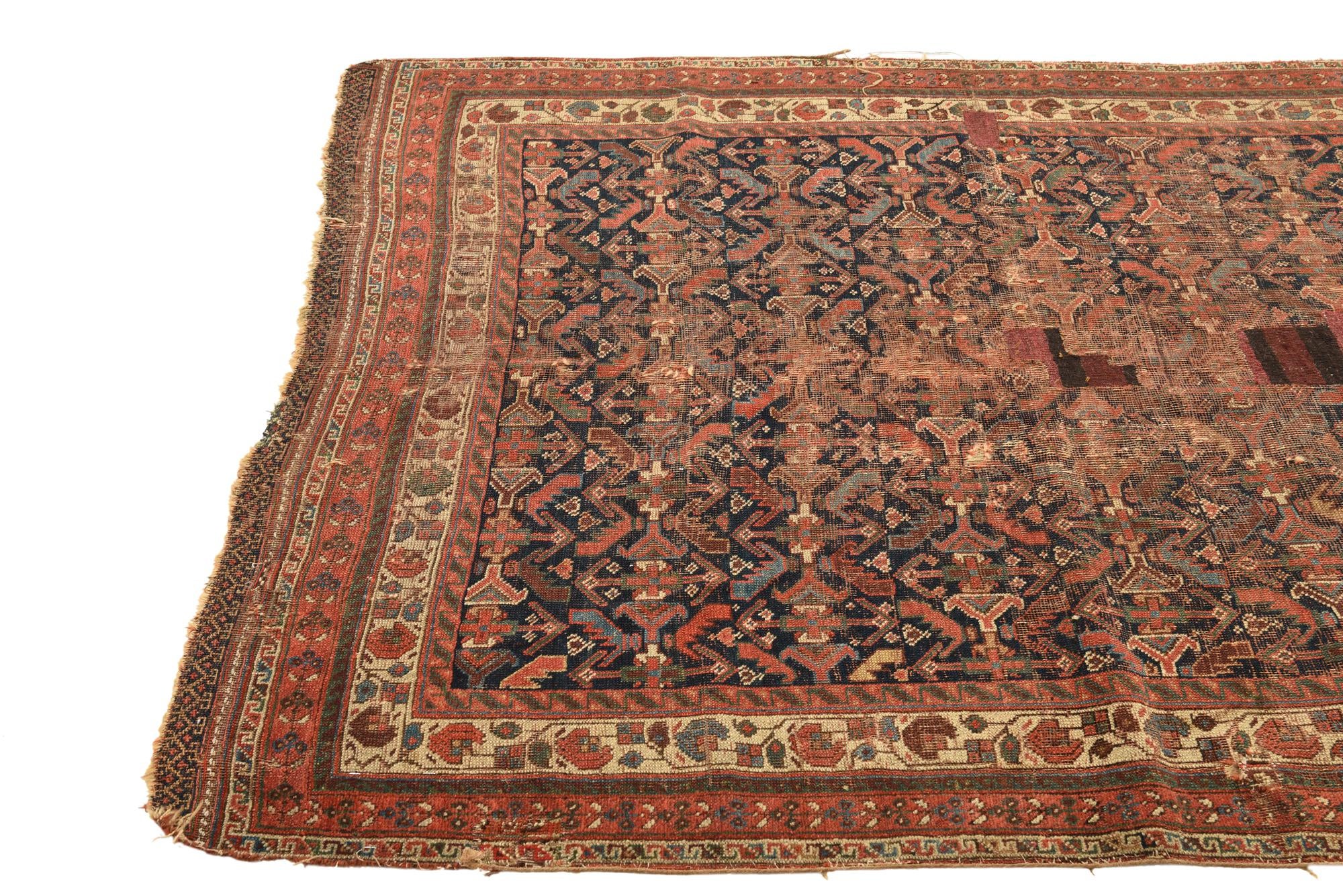 4' 3 x 5' 7 Hand Knotted Malayer Persian Wool Rug