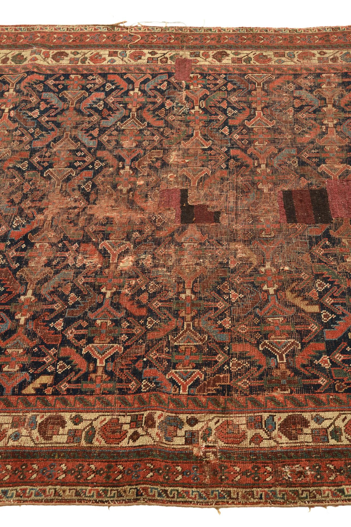 4' 3 x 5' 7 Hand Knotted Malayer Persian Wool Rug