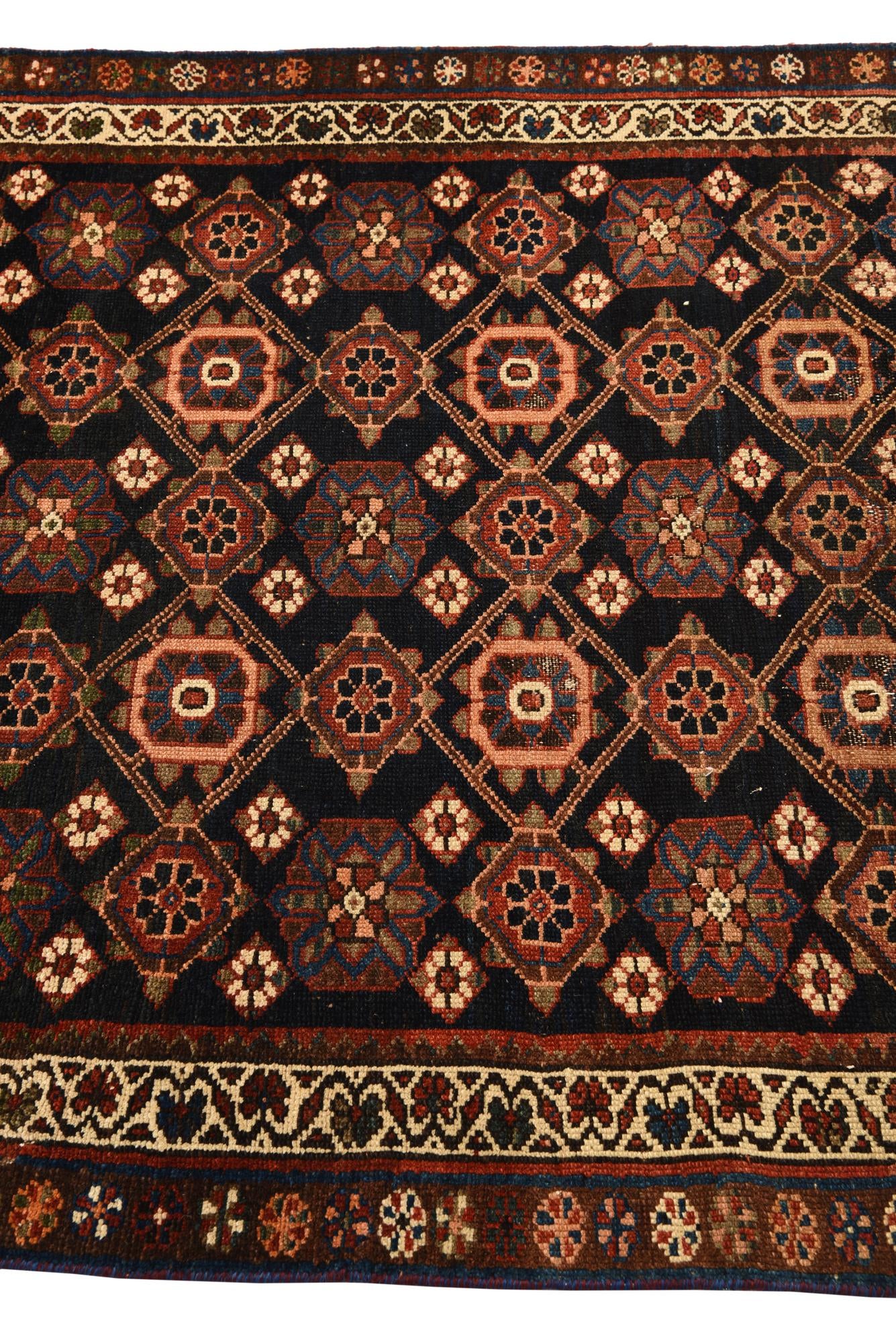 4' x 6' Hand Knotted Malayer Persian Wool Rug