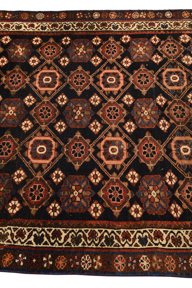 Detail image of 4' x 6' Hand Knotted Malayer Persian Wool Rug