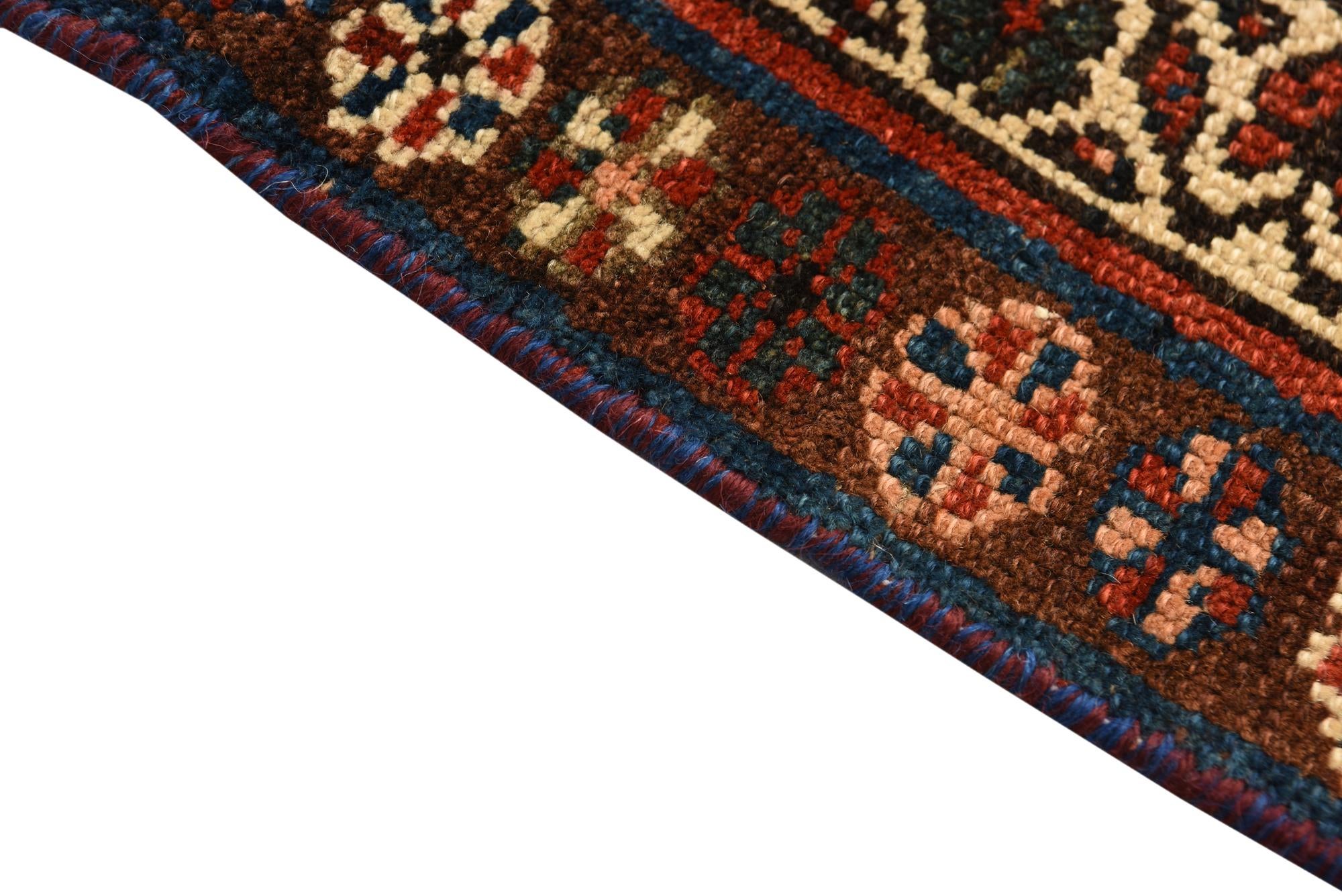 4' x 6' Hand Knotted Malayer Persian Wool Rug