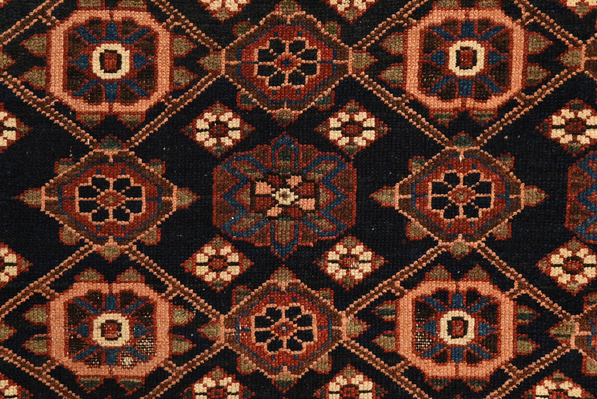 4' x 6' Hand Knotted Malayer Persian Wool Rug