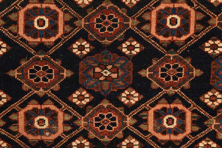 4' x 6' Hand Knotted Malayer Persian Wool Rug