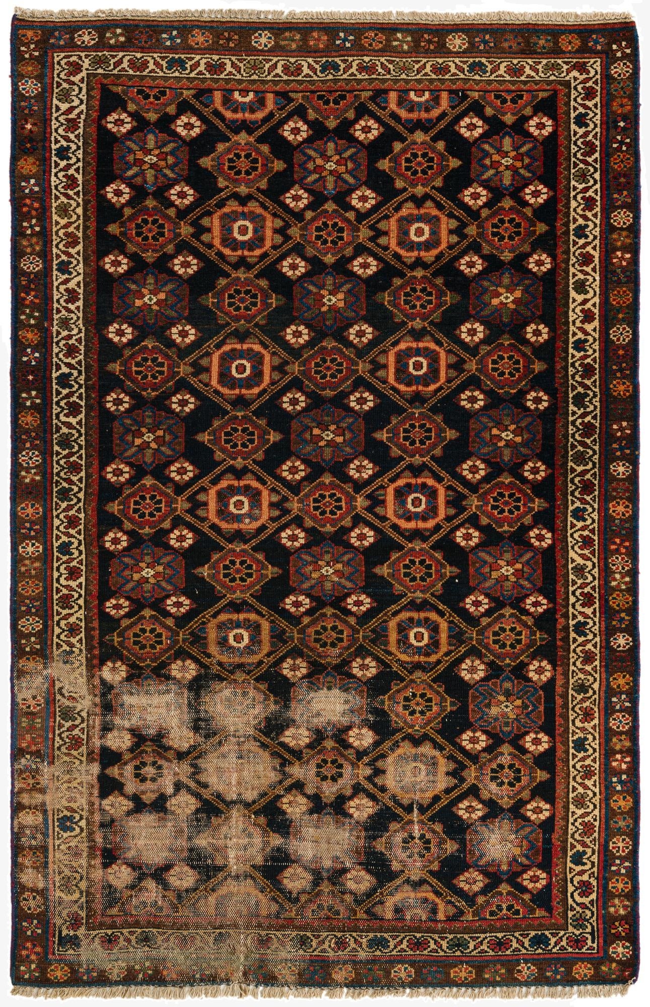 122cm x 183cm  Hand Knotted Malayer Persian Wool Rug