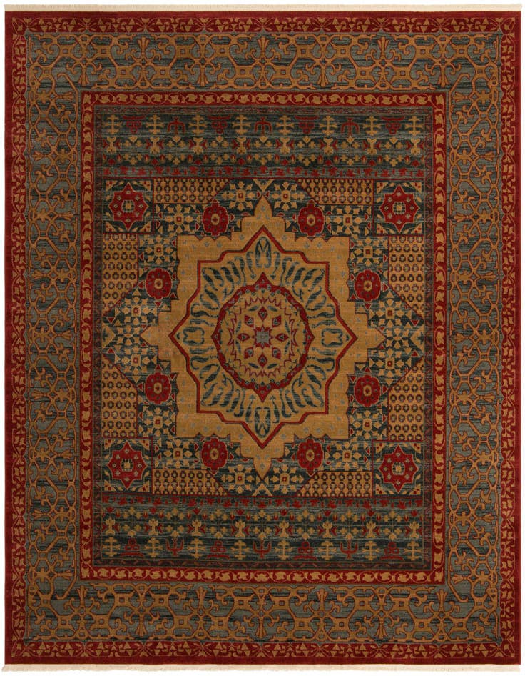 Detail image of 10' x 11' 4 Mamluk Rug