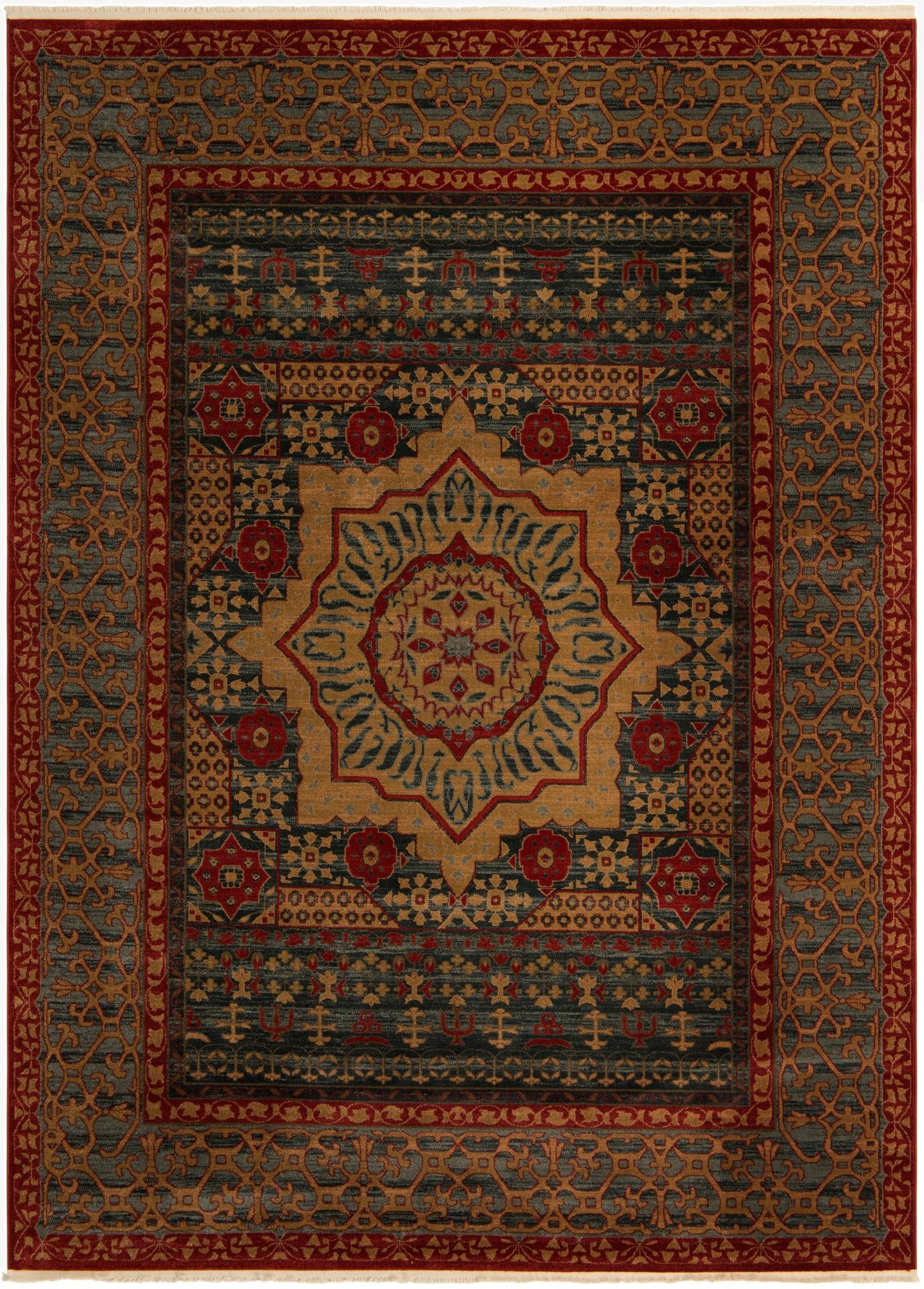 9' x 12' Mamluk Rug
