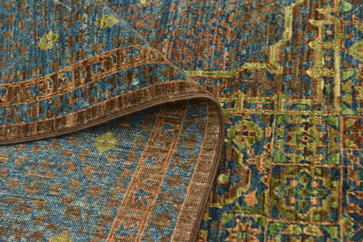 6' 10 x 9' 9 Hand Knotted Mamluk Ziegler Rug