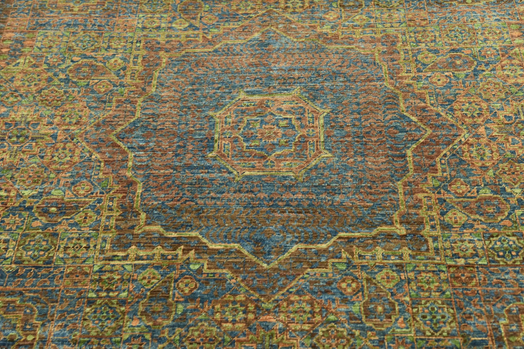 6' 10 x 9' 9 Hand Knotted Mamluk Ziegler Rug