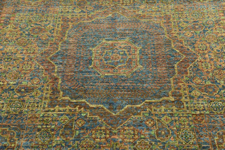6' 10 x 9' 9 Hand Knotted Mamluk Ziegler Rug
