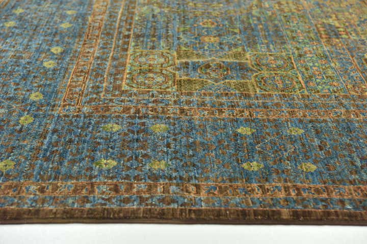 6' 10 x 9' 9 Hand Knotted Mamluk Ziegler Rug