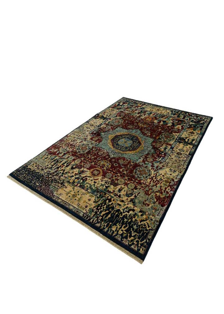 6' 6 x 9' 5 Hand Knotted Mamluk Ziegler Rug