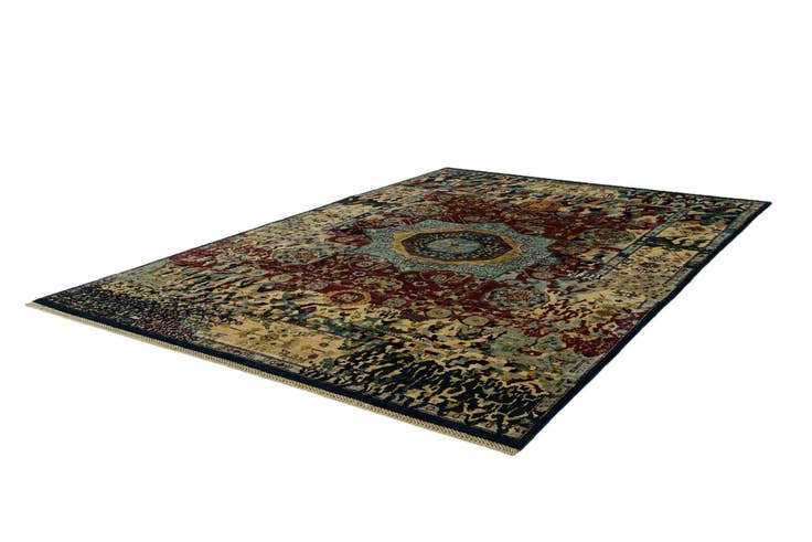 Detail image of 6' 6 x 9' 5 Hand Knotted Mamluk Ziegler Rug