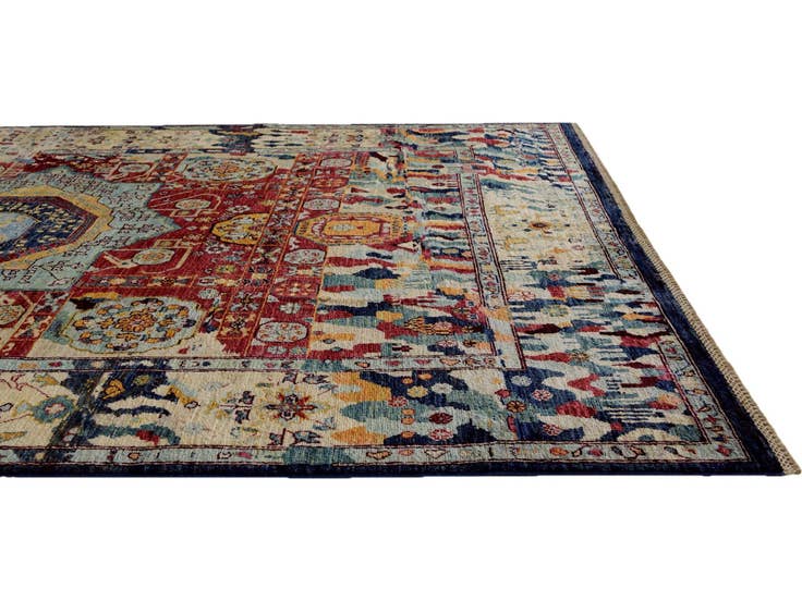Detail image of 6' 6 x 9' 5 Hand Knotted Mamluk Ziegler Rug