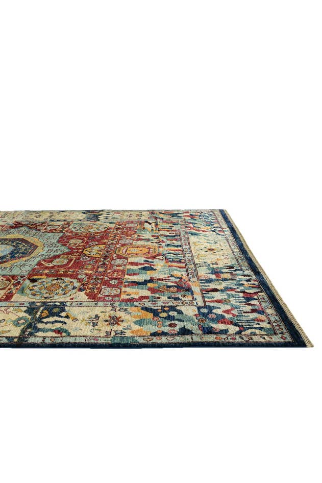 Detail image of 6' 6 x 9' 5 Hand Knotted Mamluk Ziegler Rug