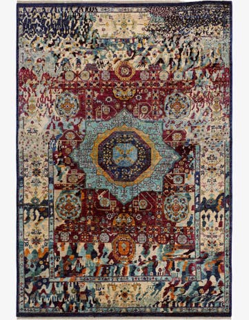 6' 6 x 9' 5 Hand Knotted Mamluk Ziegler Rug