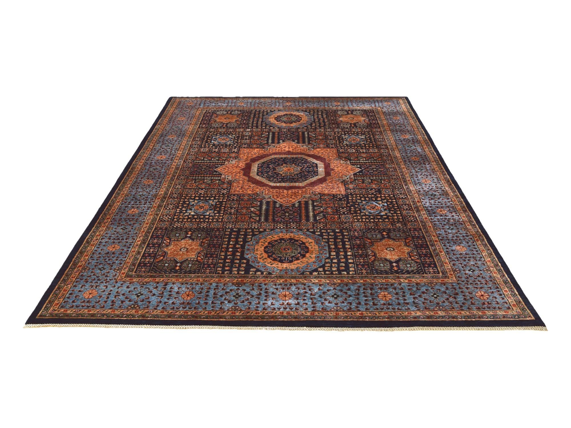 8' 2 x 11' 7 Hand Knotted Mamluk Ziegler Rug