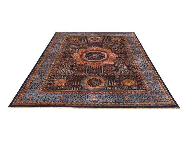 Detail image of 8' 2 x 11' 7 Hand Knotted Mamluk Ziegler Rug