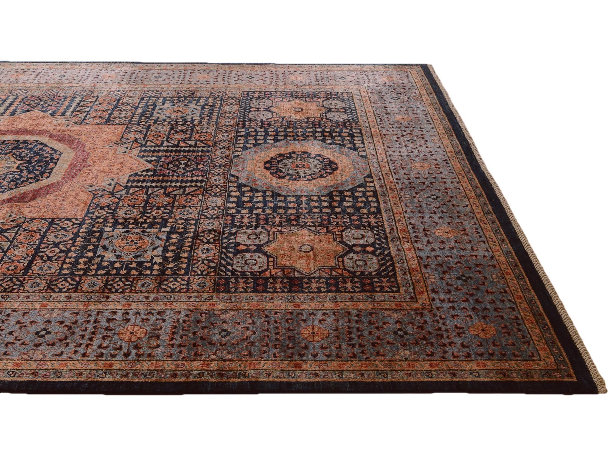 8' 2 x 11' 7 Hand Knotted Mamluk Ziegler Rug