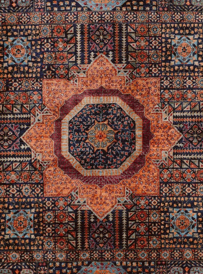 Detail image of 8' 2 x 11' 7 Hand Knotted Mamluk Ziegler Rug