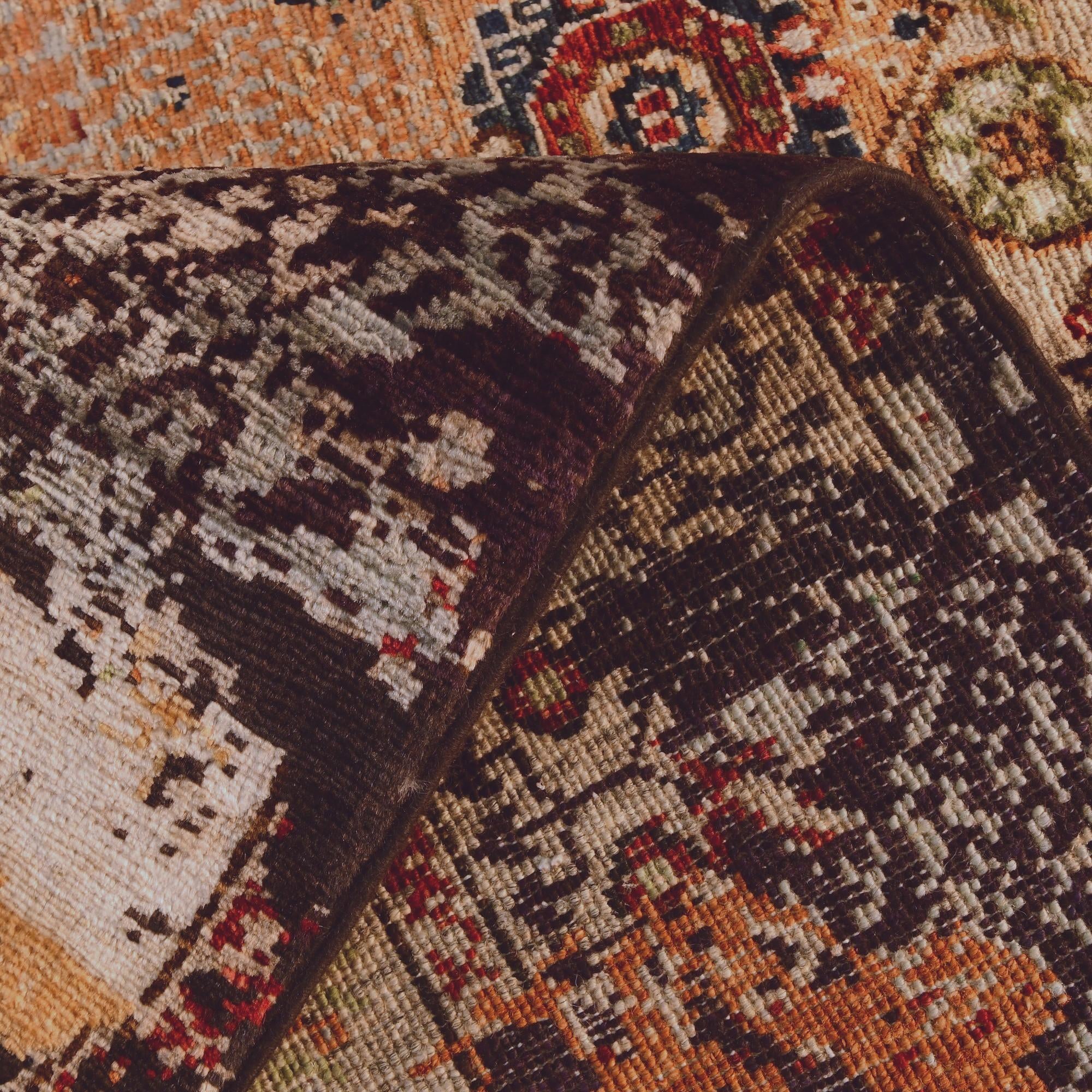 3' 4 x 4' 1 Hand Knotted Mamluk Ziegler Rug