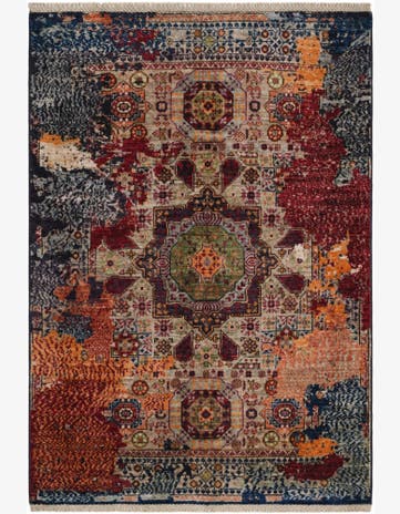 3' 4 x 4' 1 Hand Knotted Mamluk Ziegler Rug