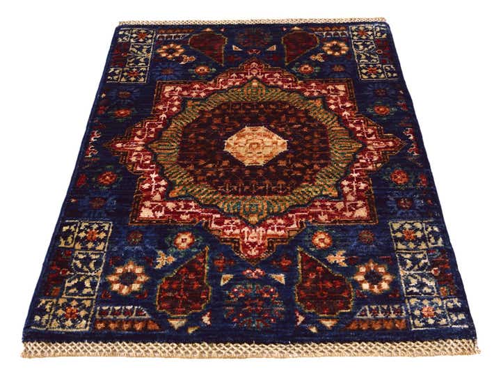 2' x 3' Hand Knotted Mamluk Ziegler Rug