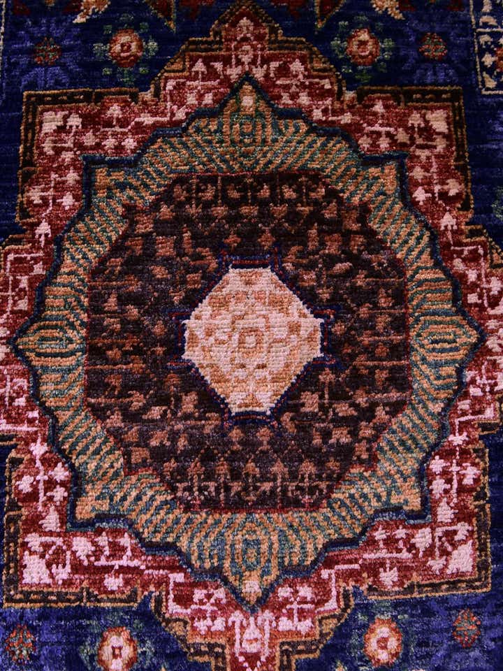 2' x 3' Hand Knotted Mamluk Ziegler Rug