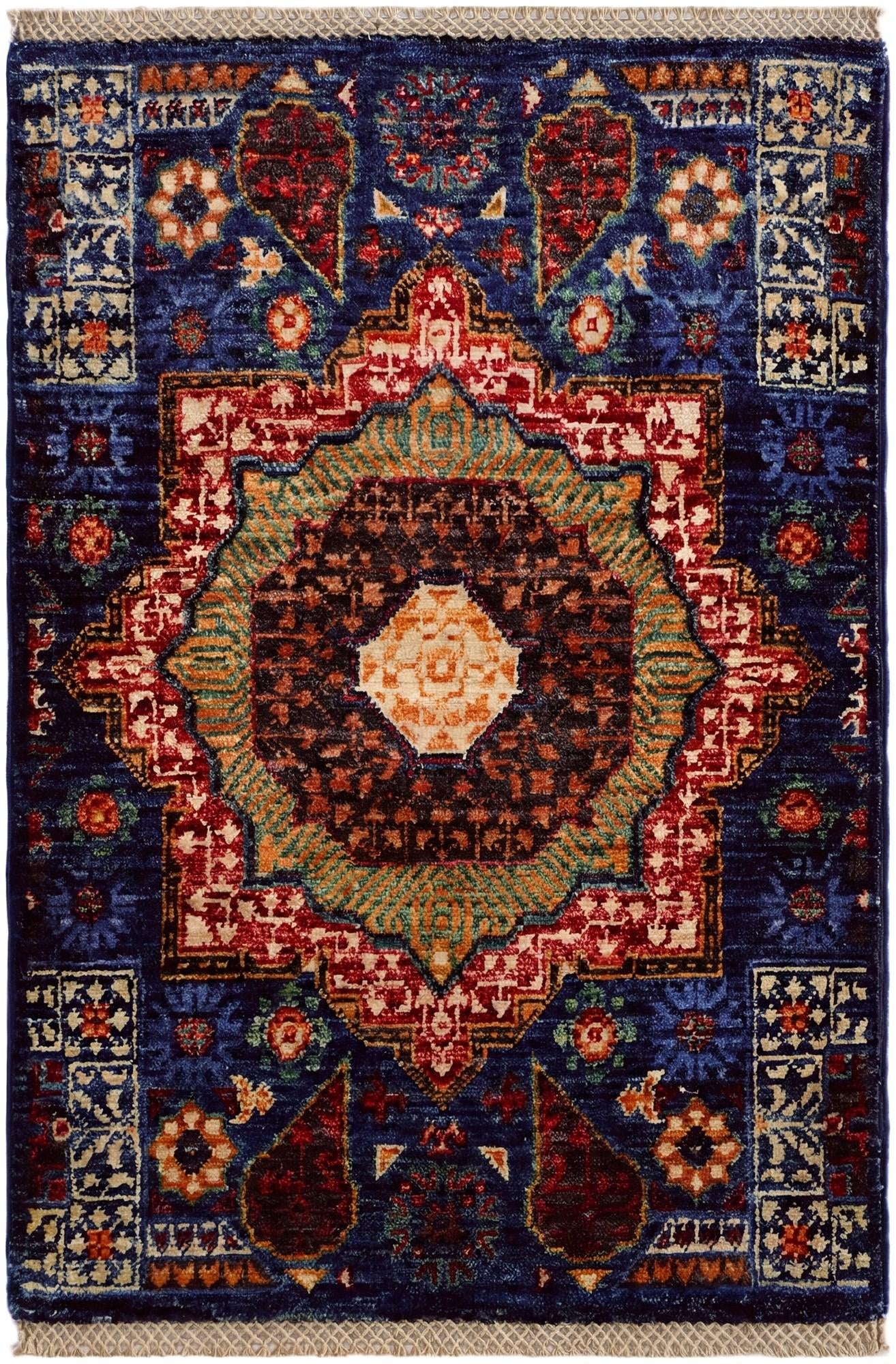 2' x 3' Hand Knotted Mamluk Ziegler Rug