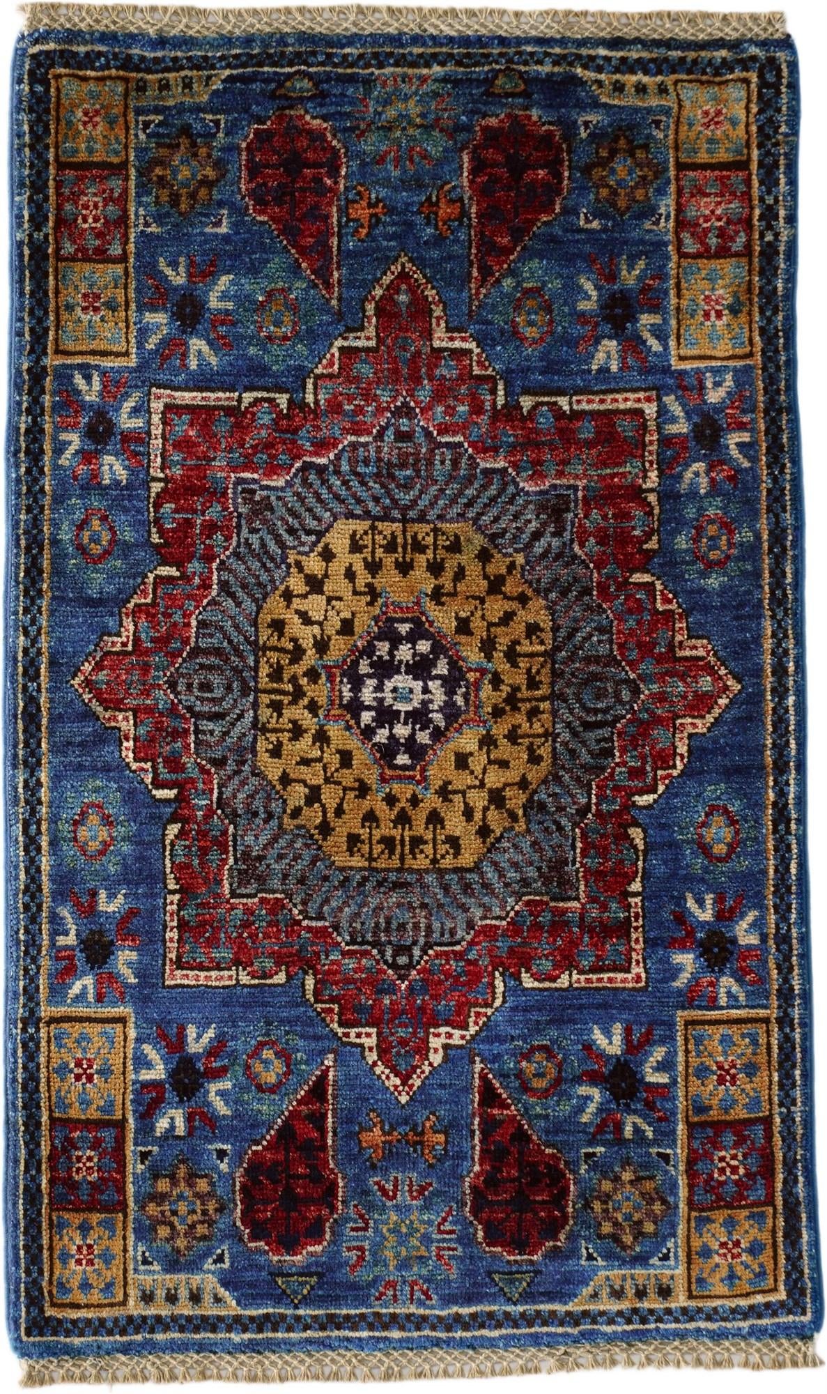 2' x 3' 2 Hand Knotted Mamluk Ziegler Rug