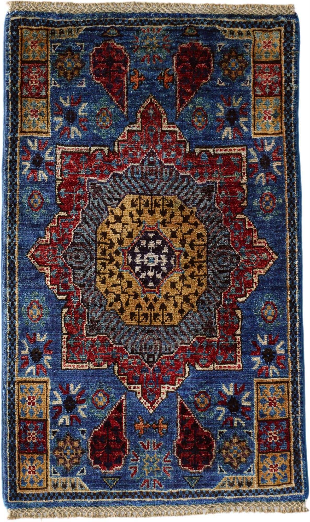 2' x 3' 2 Hand Knotted Mamluk Ziegler Rug