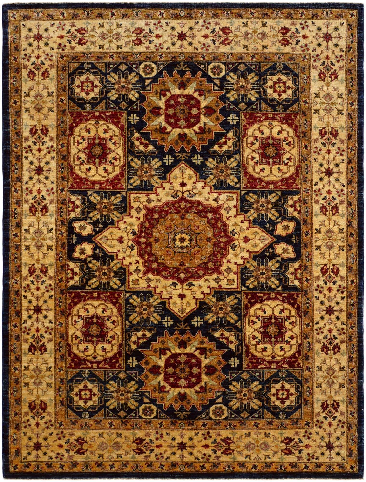 5' 6 x 7' 5 Hand Knotted Mamluk Ziegler Rug