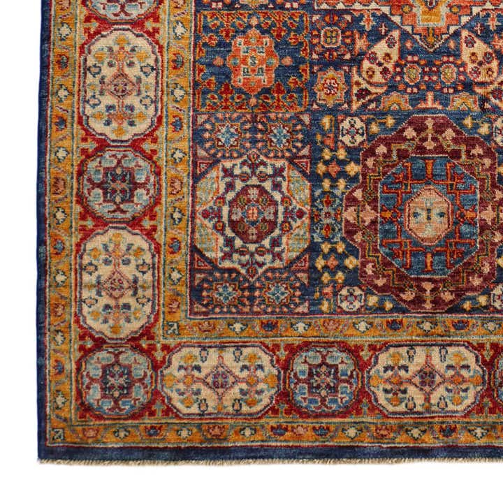 4' 2 x 6' 3 Hand Knotted Mamluk Ziegler Rug
