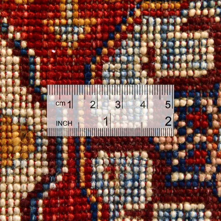 Detail image of 4' 2 x 6' 3 Hand Knotted Mamluk Ziegler Rug