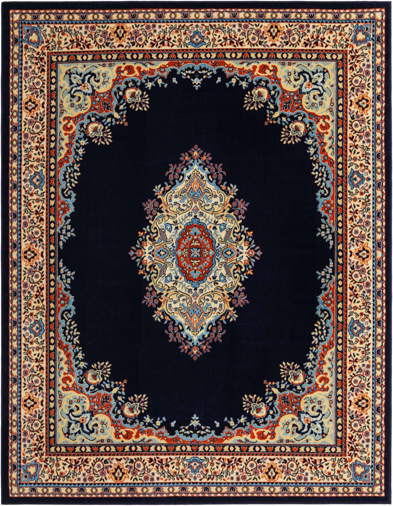7' 10 x 10' Mashad Design Rug