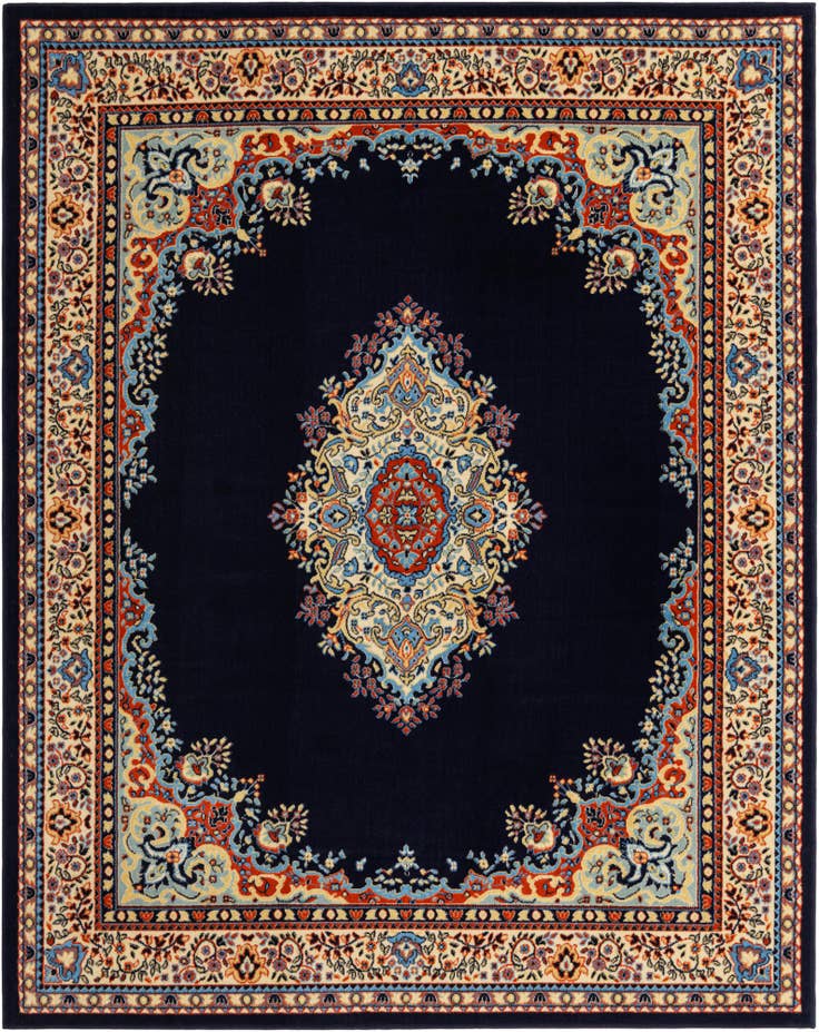 Detail image of 7' 10 x 10' Mashad Design Rug